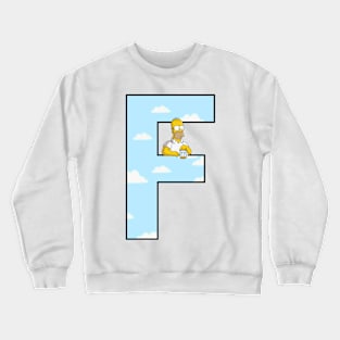 Simpsons letter Crewneck Sweatshirt